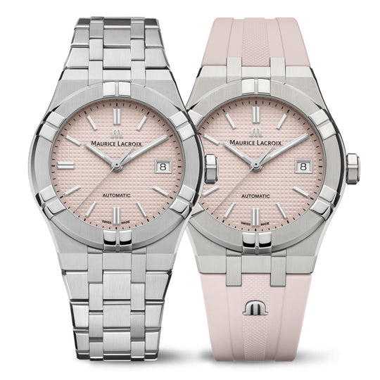 Maurice Lacroix Aikon Automatic Limited Summer Edition Unisex Pink Watch AI6007-SS00F-530-E