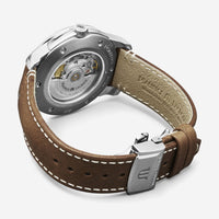 Maurice Lacroix Pontos Day Date Men's Silver Brown Watch PT6358-SS001-130-2