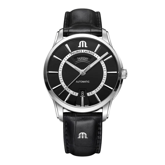 Maurice Lacroix Pontos Day Date Men's Black Watch PT6358-SS001-332-2