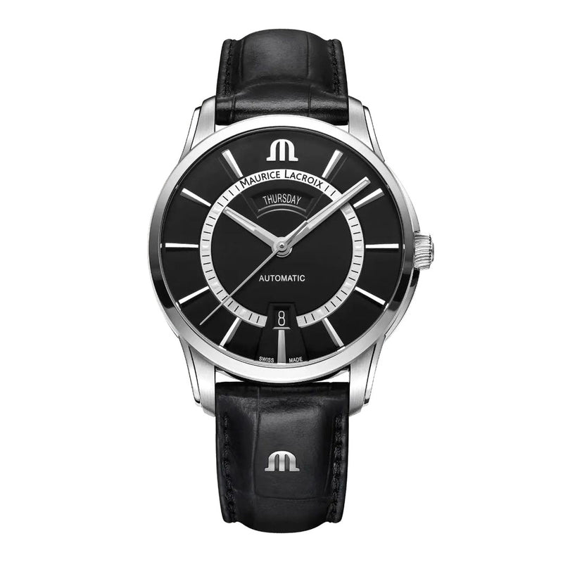 Maurice Lacroix Pontos Day Date Men's Black Watch PT6358-SS001-332-2