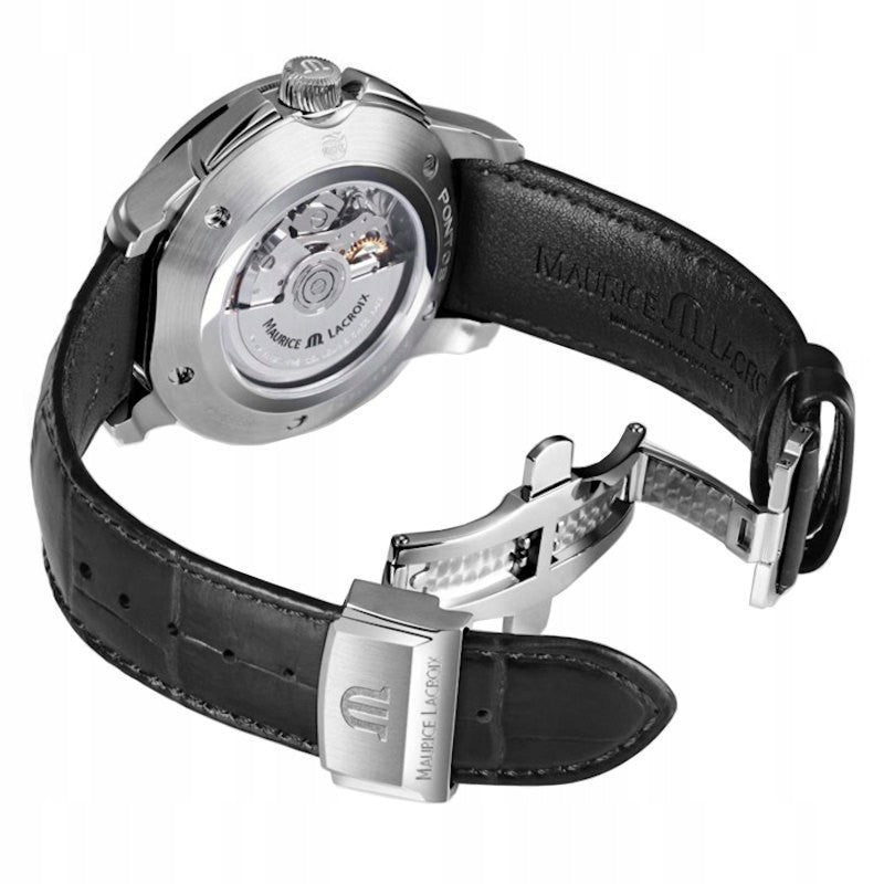 Maurice Lacroix Pontos Chronograph Men's Black Watch PT6388-SS001-321-2