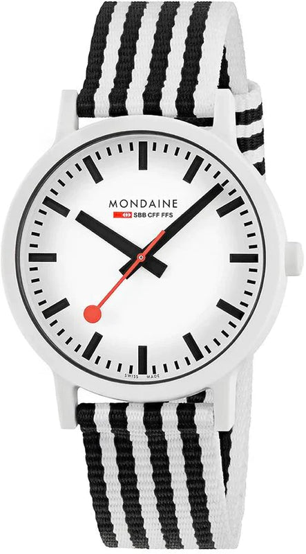 Mondaine Watch Essence Black White MS1.41110.LA