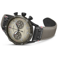 Mechanical Watch - Junghans Meister Pilot Chronoscope Men's Desert Watch 27/3398.00
