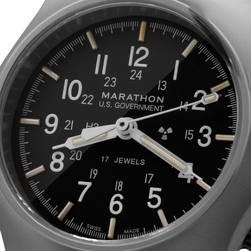 Mechanical Watch - Marathon Re-Issue GP Mechanical (GPM) 39mm US Government Marking Stainless Steel WW194003SS
