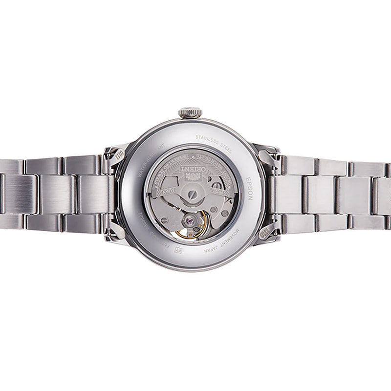 Orient Bambino 2nd Generation Open Heart Men's Green Watch RA-AG0026E30B