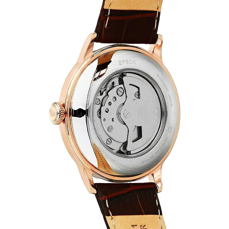 Orient Bambino Open Heart Men's Brown Watch - Main Image