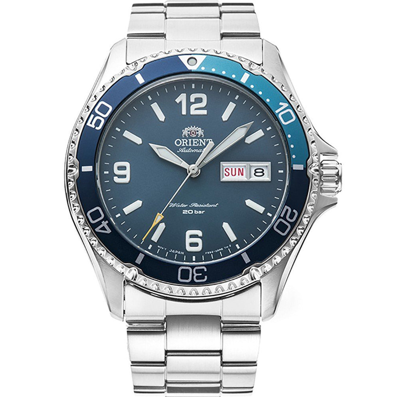 ORIENT Ray 自動巻 青文字盤 箱付 美品 mechanical-watch-orient-kamasu