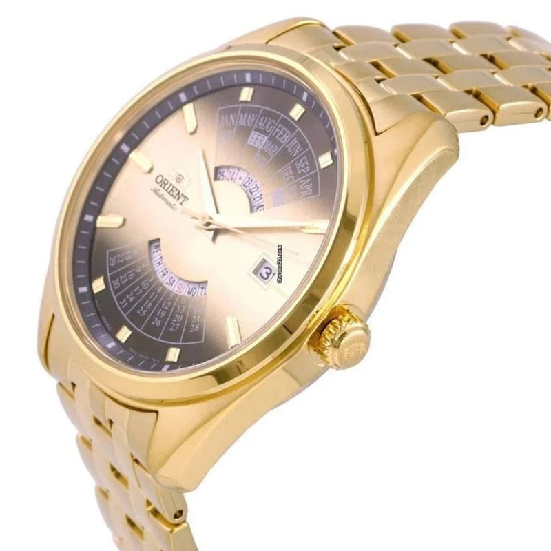 Orient Multi-Year Calendar Men's Gold Watch RA-BA0001G10B from