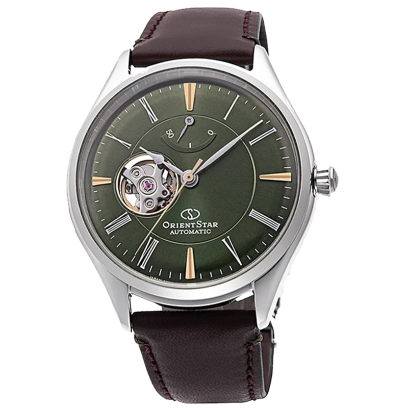 Orient Star Classic Semi Skeleton Men s Brown Watch RE AT0202E00B from WatchPilot