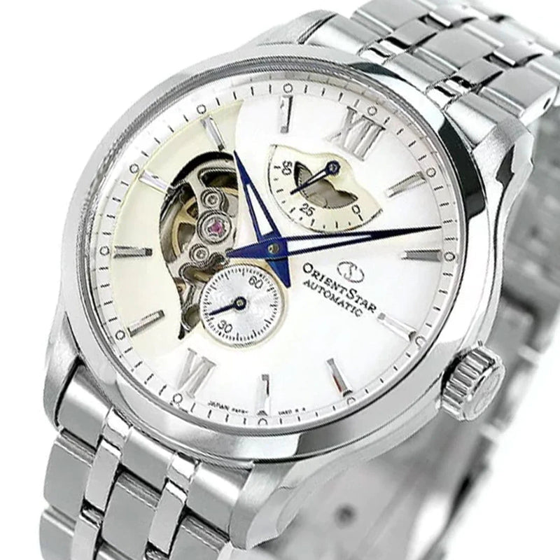 Mechanical Watch - Orient Star Contemporary Layered Skeleton Men's Silver Watch RE-AV0B01S00B