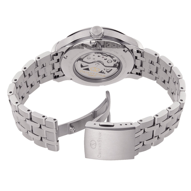 Mechanical Watch - Orient Star Contemporary Layered Skeleton Men's Silver Watch RE-AV0B01S00B