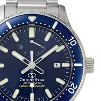 Mechanical Watch - Orient Star Diver's Men's Silver Watch RE-AU0302L00B