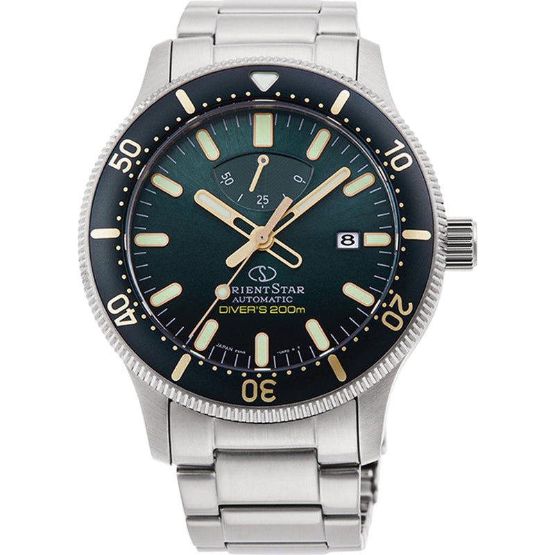 Mechanical Watch - Orient Star Diver's Men's Silver Watch RE-AU0307E00B