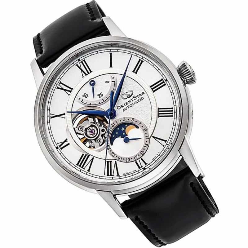 Mechanical Watch - Orient Star Moon Phase Classic Men's Black Watch RE-AY0106S00B