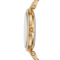 Michael Kors Ladies Watch Mini Darci 33mm Gold Caramel MK3408