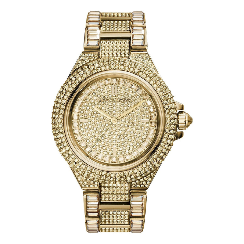 Michael Kors Ladies Watch Gold Camille Glitz MK5720 - Watches & Crystals