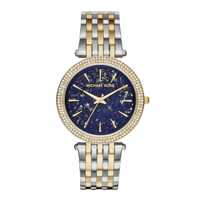 Michael Kors Ladies Watch Darci 39mm Blue Gold MK3401