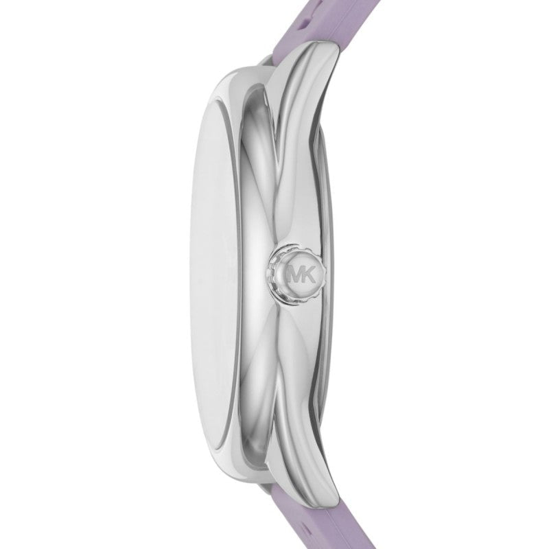 Michael Kors Ladies Watch Janelle 42mm Silver Purple MK7143