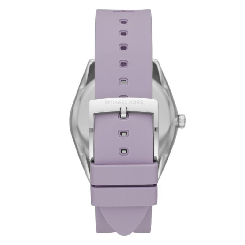 Michael Kors Ladies Watch Janelle 42mm Silver Purple MK7143