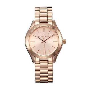 Michael Kors Mini Slim Runway 42mm Rose Gold Unisex Watch