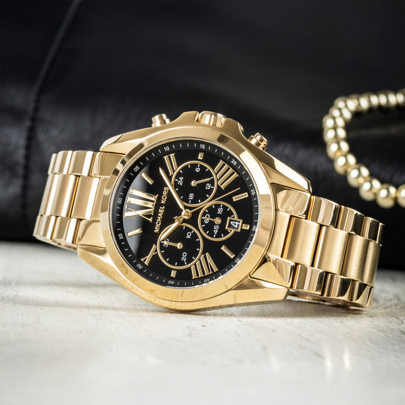 Michael Kors Bradshaw Unisex Gold Watch MK5739