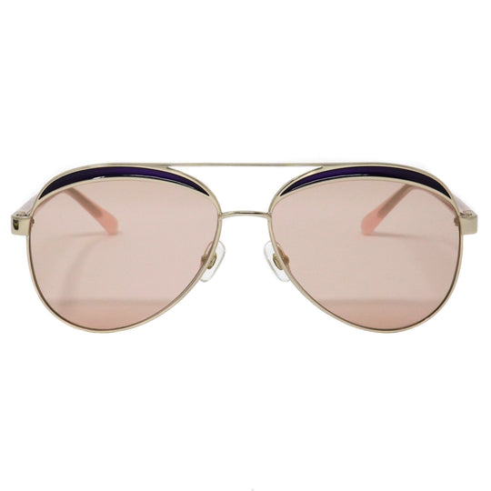 NO 21 Women's Sunglasses Rose Gold and Peach