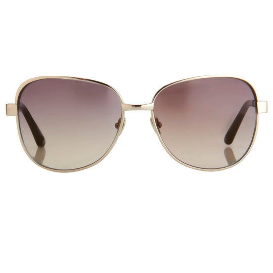 Oscar De La Renta Sunglasses Oversized Silver and Grey