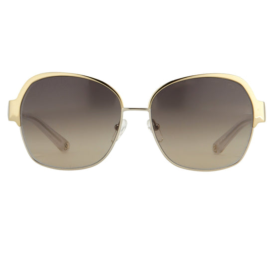 Oscar De La Renta Sunglasses Oversized Silver Light Oyster and Grey