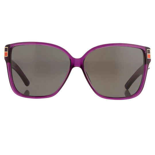 Oscar De La Renta Sunglasses Oversized Purple and Green