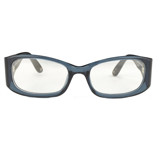 Oscar De La Renta Eyeglasses D-Frame Blue Brown and Clear