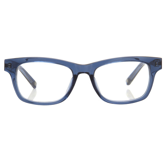 Oscar De La Renta Eyeglasses D-Frame Blue and Clear