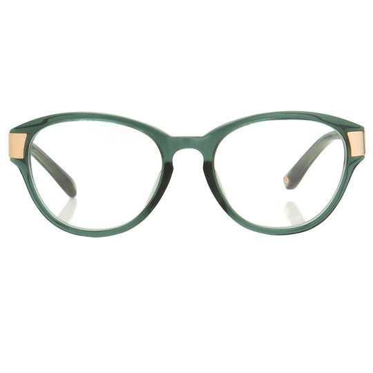 Oscar De La Renta Eyeglasses Oval Green and Clear