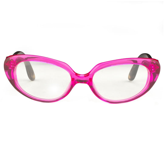 Oscar De La Renta Eyeglasses Cat Eye Pink and Clear