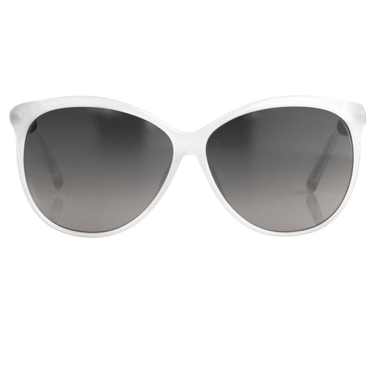 Oscar De La Renta Women Sunglasses Oversized Ivory and Grey