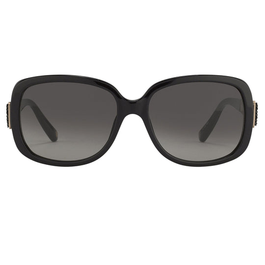 Oscar De La Renta Sunglasses Oversized Black and Grey Graduated