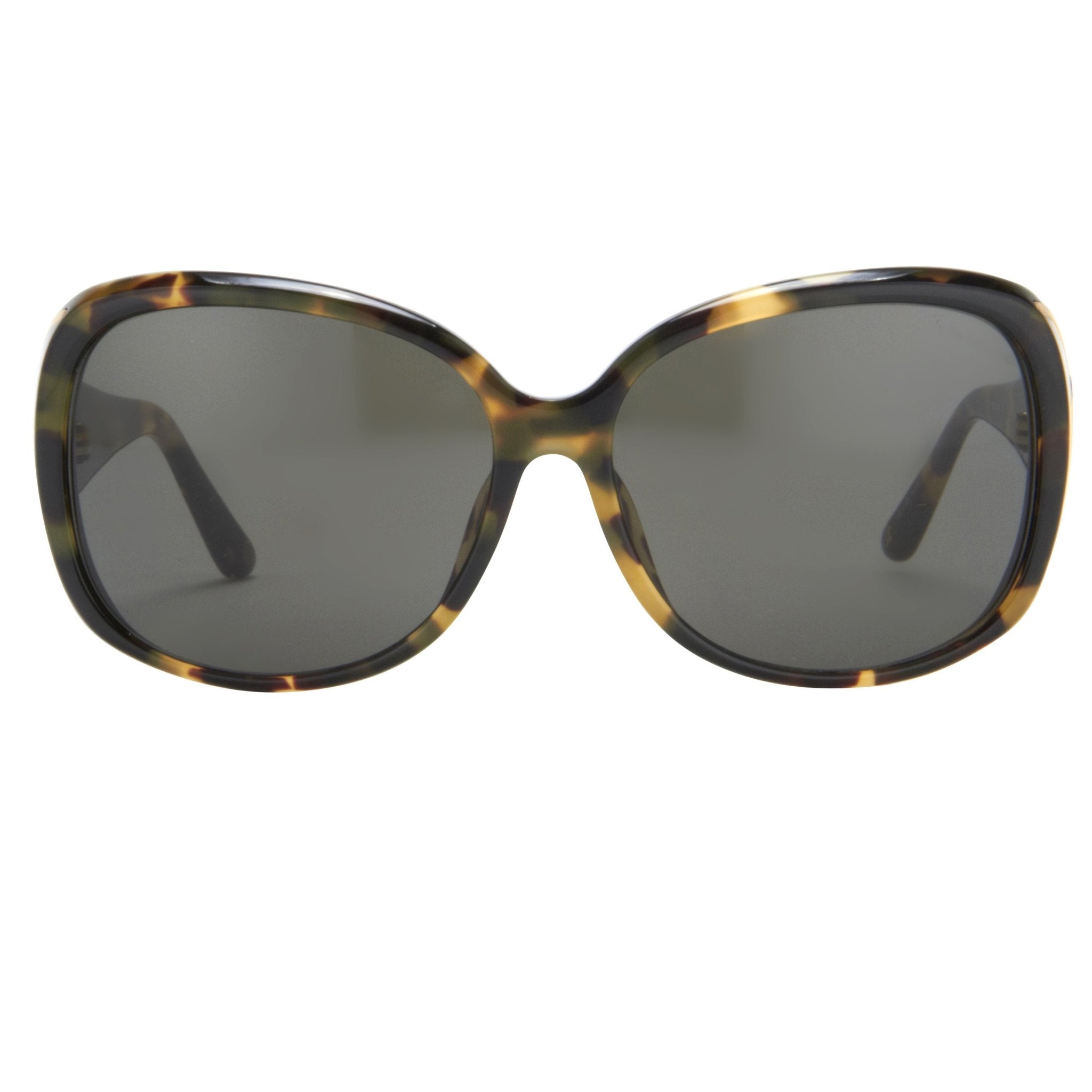 Oscar De La Renta Sunglasses Oversized Tortoise Shell and Grey display picture 3