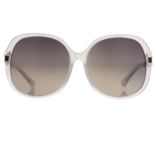 Oscar De La Renta Sunglasses Oversized Ivory and Grey
