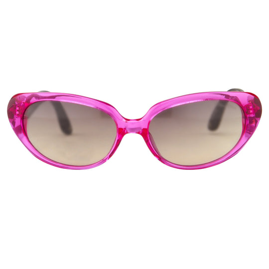 Oscar De La Renta Sunglasses Oval Pink and Grey