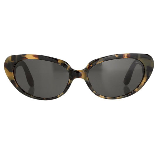 Oscar De La Renta Sunglasses Oval Tortoise and Dark Grey