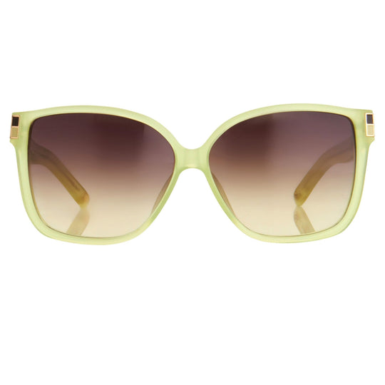 Oscar De La Renta Sunglasses Oversized Green and Brown