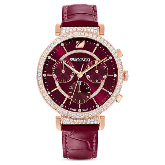 Swarovski Watch Passage Chrono Red 5580345