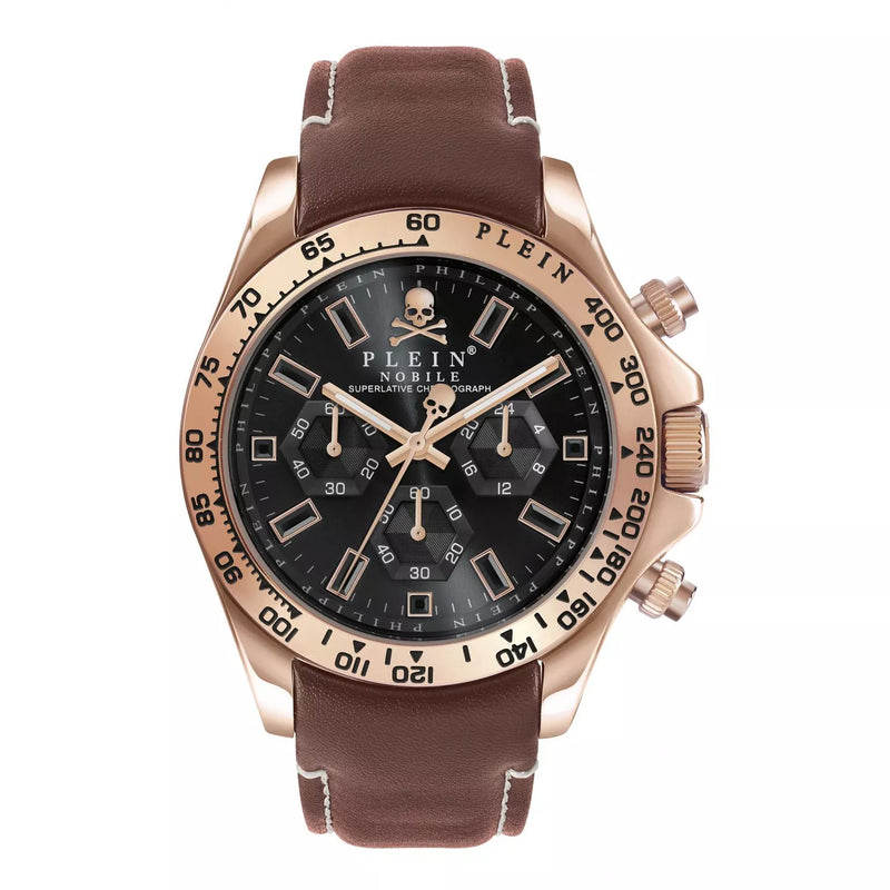 Philipp Plein Mens Watch Nobile Wonder Chronograph Rose Gold PWCAA0221