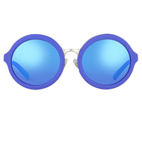 Phillip Lim Sunglasses with Round Blue and Electric Blue Lenses Category 3 - PL11C17SUN - WatchPilot