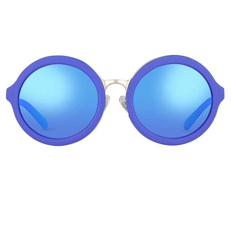 Phillip Lim Sunglasses with Round Blue and Electric Blue Lenses Category 3 - PL11C17SUN - WatchPilot