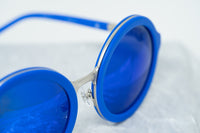Phillip Lim Sunglasses with Round Blue and Electric Blue Lenses Category 3 - PL11C17SUN - WatchPilot