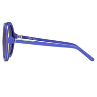 Phillip Lim Sunglasses with Round Blue and Electric Blue Lenses Category 3 - PL11C17SUN - WatchPilot