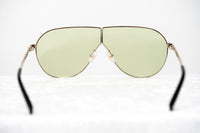 Phillip Lim Sunglasses Women's Shield Shape Light Gold/Black with CAT1 Light Green Lenses PL171C2SUN - WatchPilot
