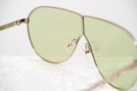 Phillip Lim Sunglasses Women's Shield Shape Light Gold/Black with CAT1 Light Green Lenses PL171C2SUN - WatchPilot