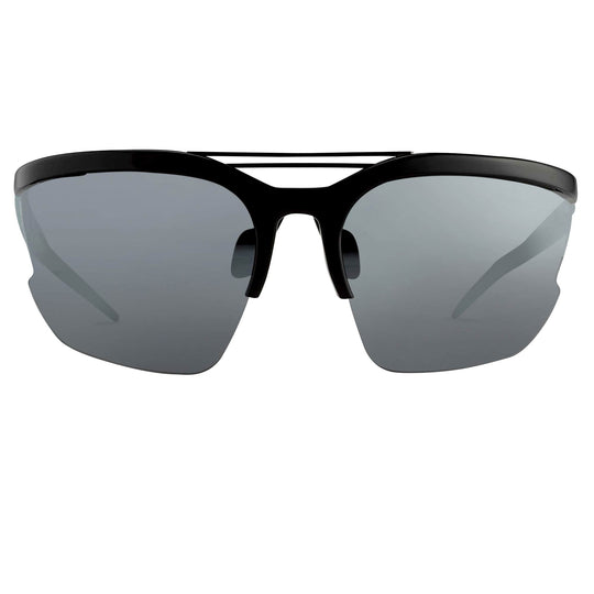 Prabal Gurung Sunglasses Special Shiny Black and Grey
