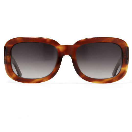 Prabal Gurung Sunglasses Rectangle Tortoise Shell Acetate and Grey